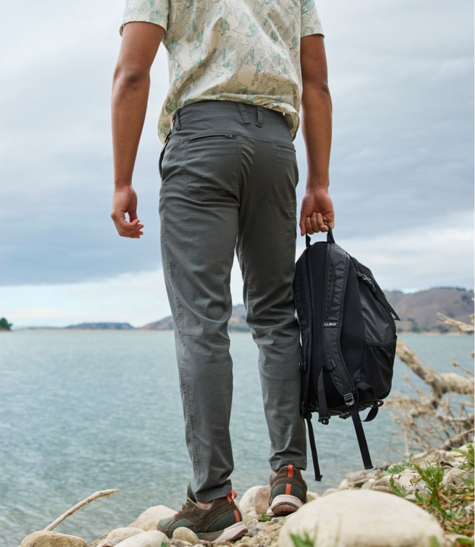 L.L.Bean Men's Explorer Ripstop Pants, Fixed Waist, Standard Fit, Tapered Leg CLOTHING|SALE