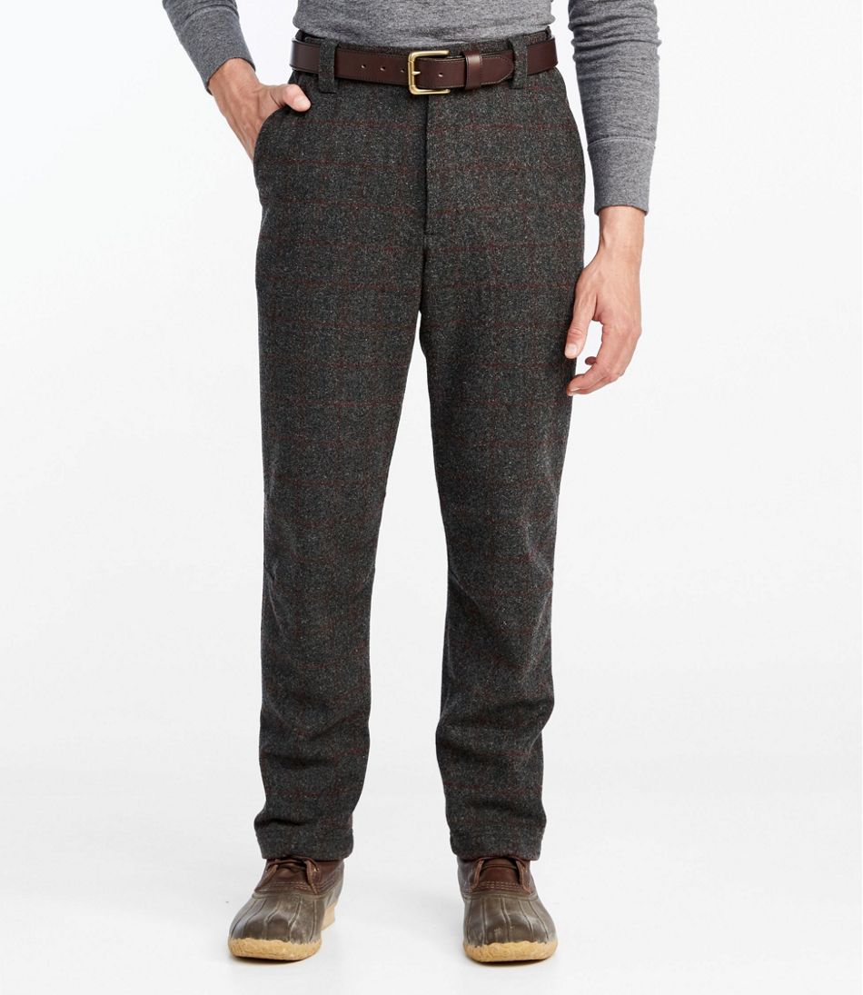 L.L.Bean Men's Maine Guide Wool Pant, Malone Plaid CLOTHING|OUTDOOR EQUIPMENT|SALE