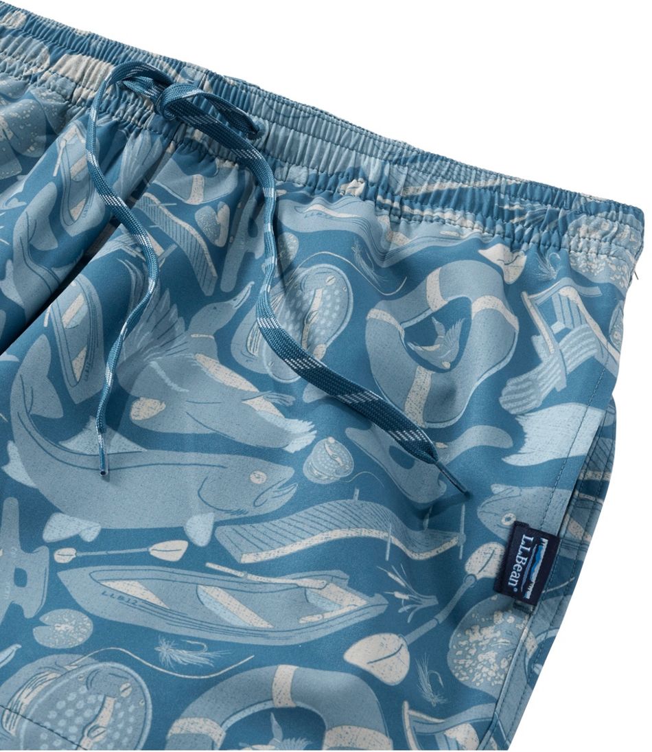 L.L.Bean Men's Bold Coast Swim Trunks, 5" CLOTHING|SALE