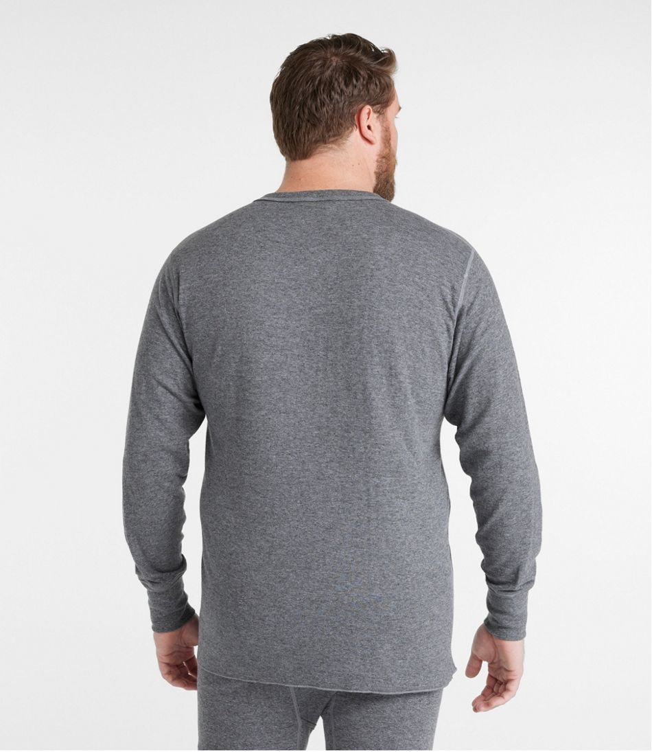 L.L.Bean Men's Double-Layer Underwear, Crewneck CLOTHING