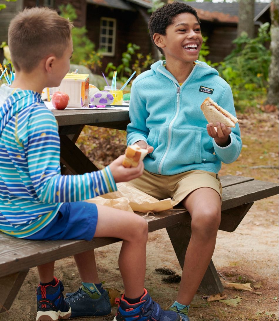 L.L.Bean Kids' Mountain Classic Fleece, Hooded CLOTHING|OUTERWEAR