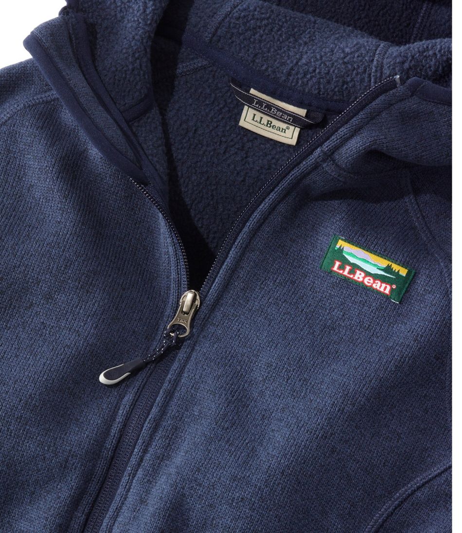 L.L.Bean Kids' Sweater Fleece, Hooded CLOTHING|OUTERWEAR