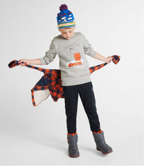 L.L.Bean Kids' x Peanuts Crew Sweatshirt CLOTHING