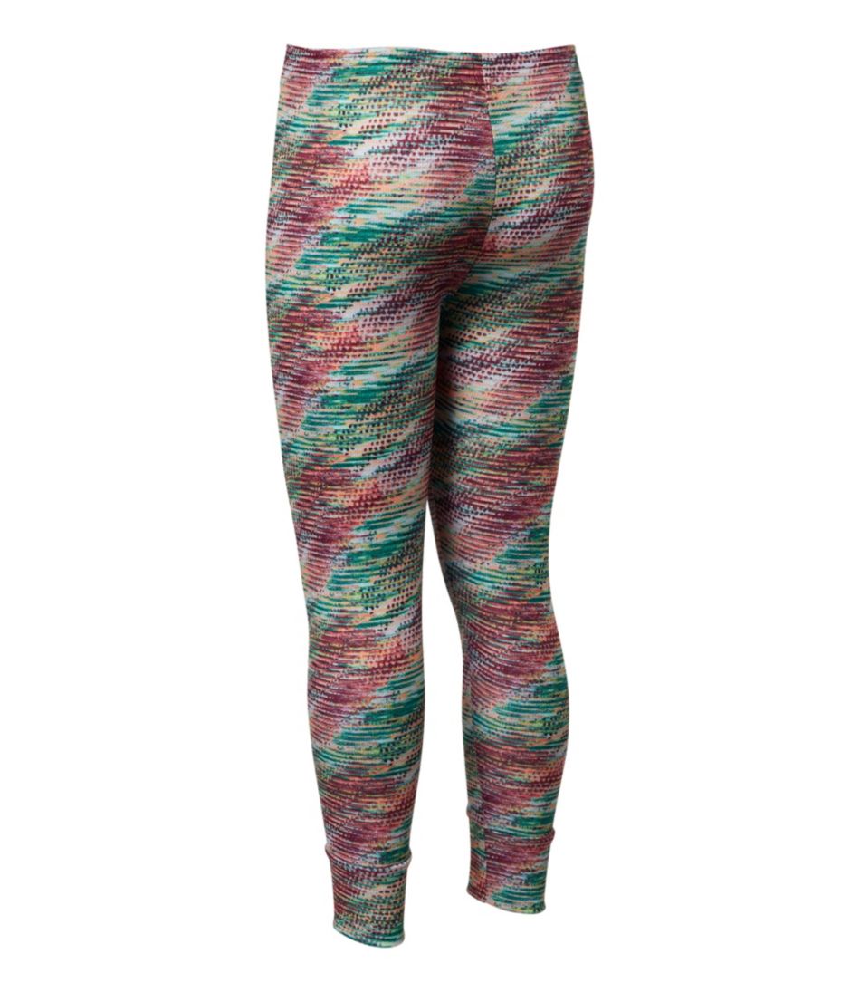 L.L.Bean Kids' Wicked Warm Midweight Long Underwear, Pants Print CLOTHING