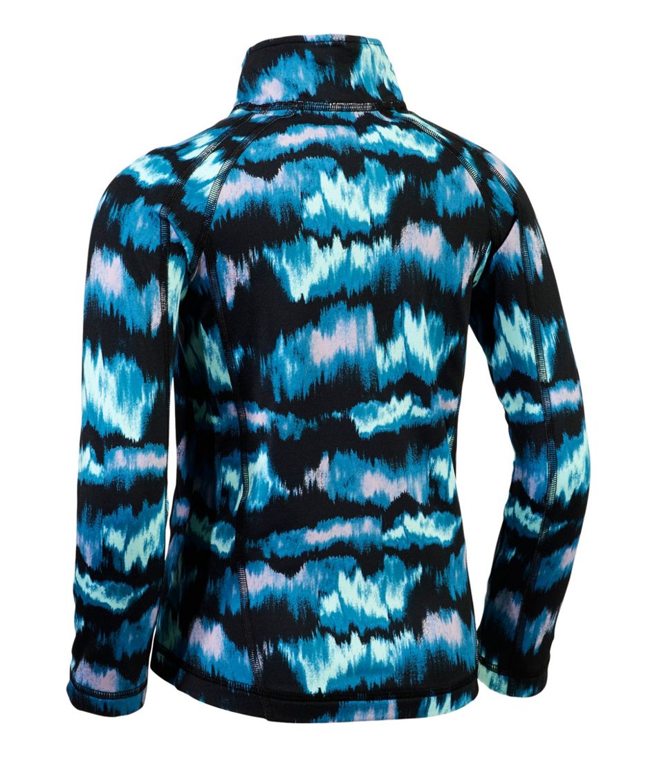 L.L.Bean Little Kids' Wicked Warm Long Underwear, Expedition-Weight Print Top CLOTHING