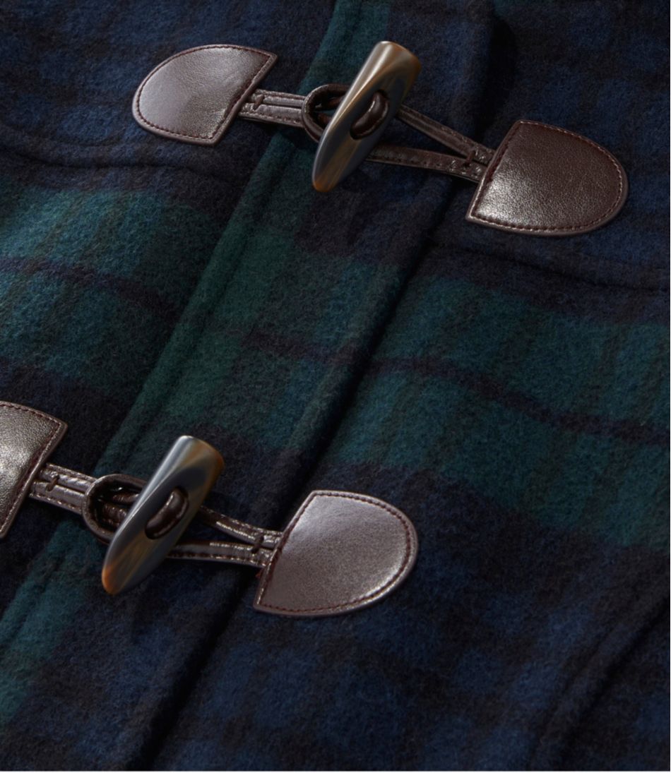 L.L.Bean Women's Classic Lambswool Duffel Coat, Pattern OUTERWEAR