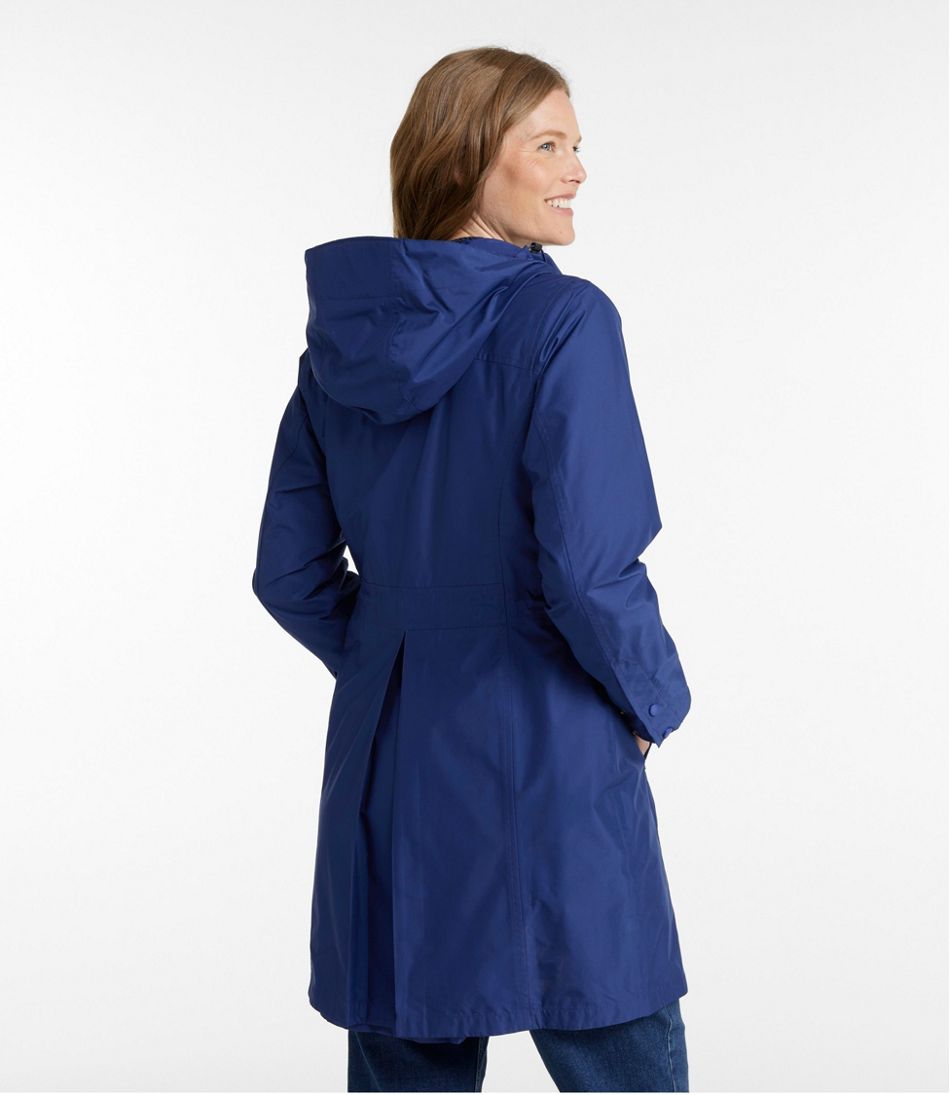 L.L.Bean Women's H2OFF Raincoat, Mesh-Lined OUTERWEAR