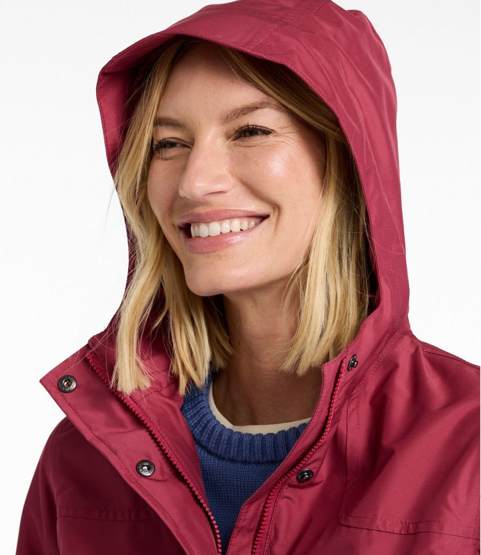 L.L.Bean Women's H2OFF Rain Jacket, Mesh-Lined OUTERWEAR|SALE