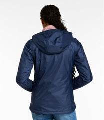 L.L.Bean Women's Trail Model Rain Jacket, Fleece-Lined OUTERWEAR