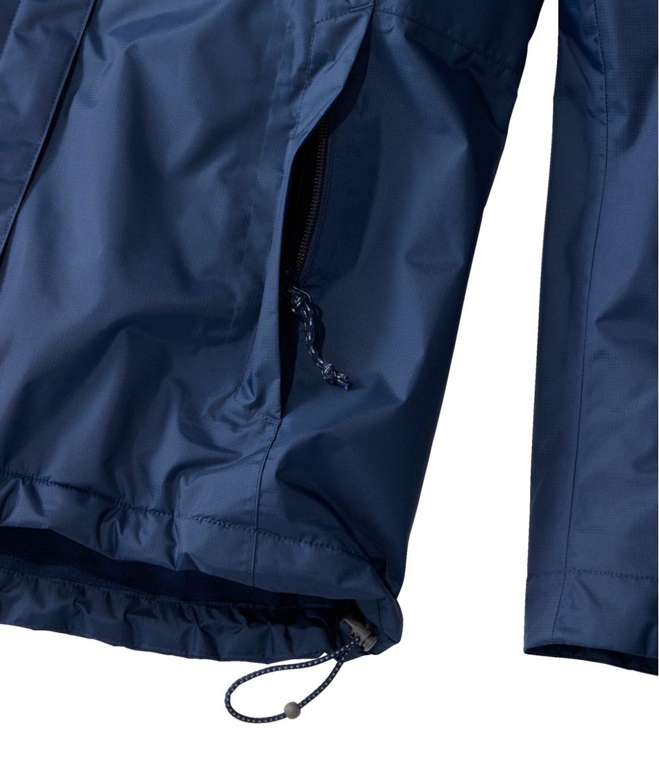 L.L.Bean Women's Trail Model Rain Jacket, Fleece-Lined OUTERWEAR