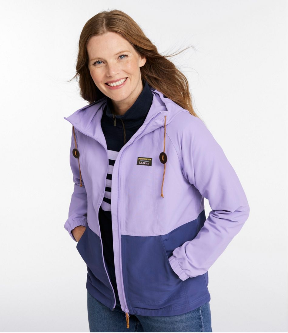 L.L.Bean Women's Mountain Classic Full-Zip Jacket, Colorblock OUTERWEAR|SALE