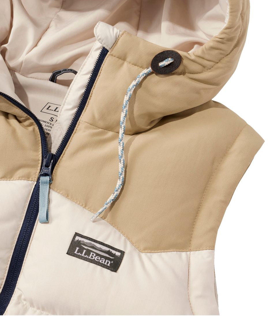 L.L.Bean Women's Mountain Classic Hooded Down Vest OUTERWEAR|SALE