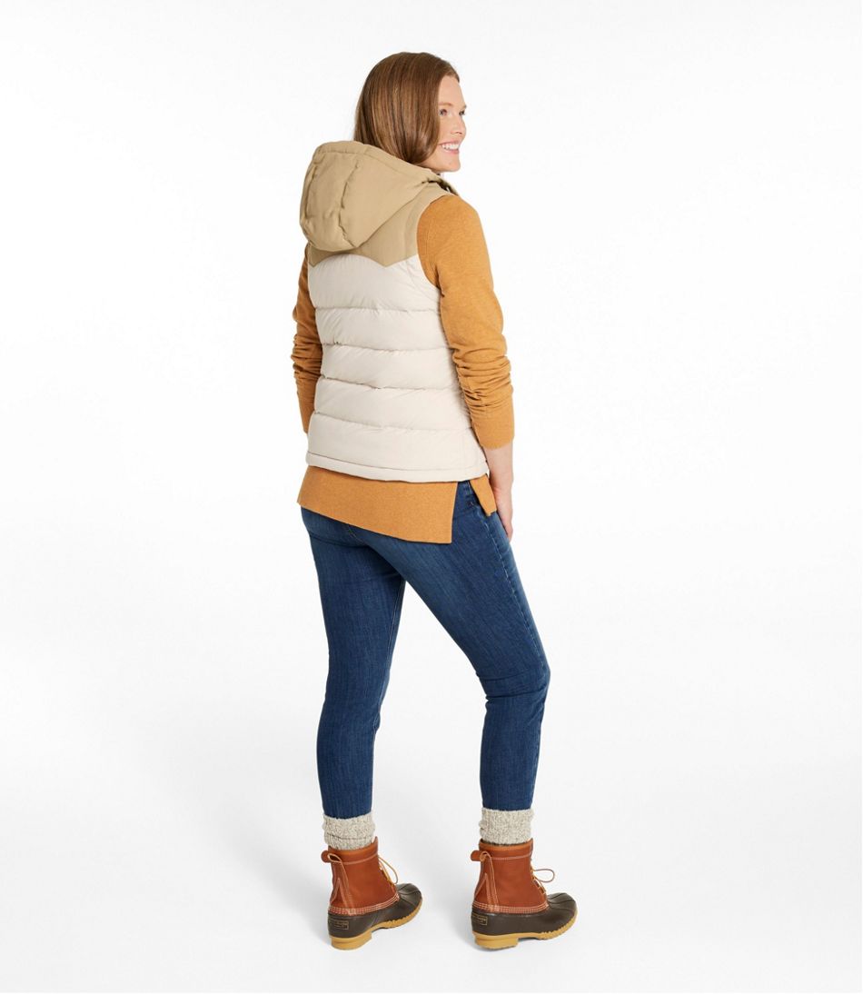 L.L.Bean Women's Mountain Classic Hooded Down Vest OUTERWEAR|SALE