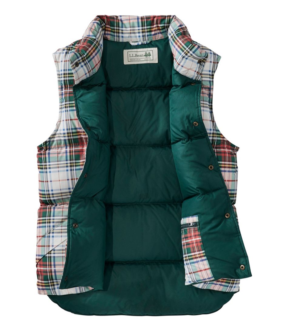 L.L.Bean Adults' Bean's Trail Model Down Vest '82, Print OUTERWEAR|SALE