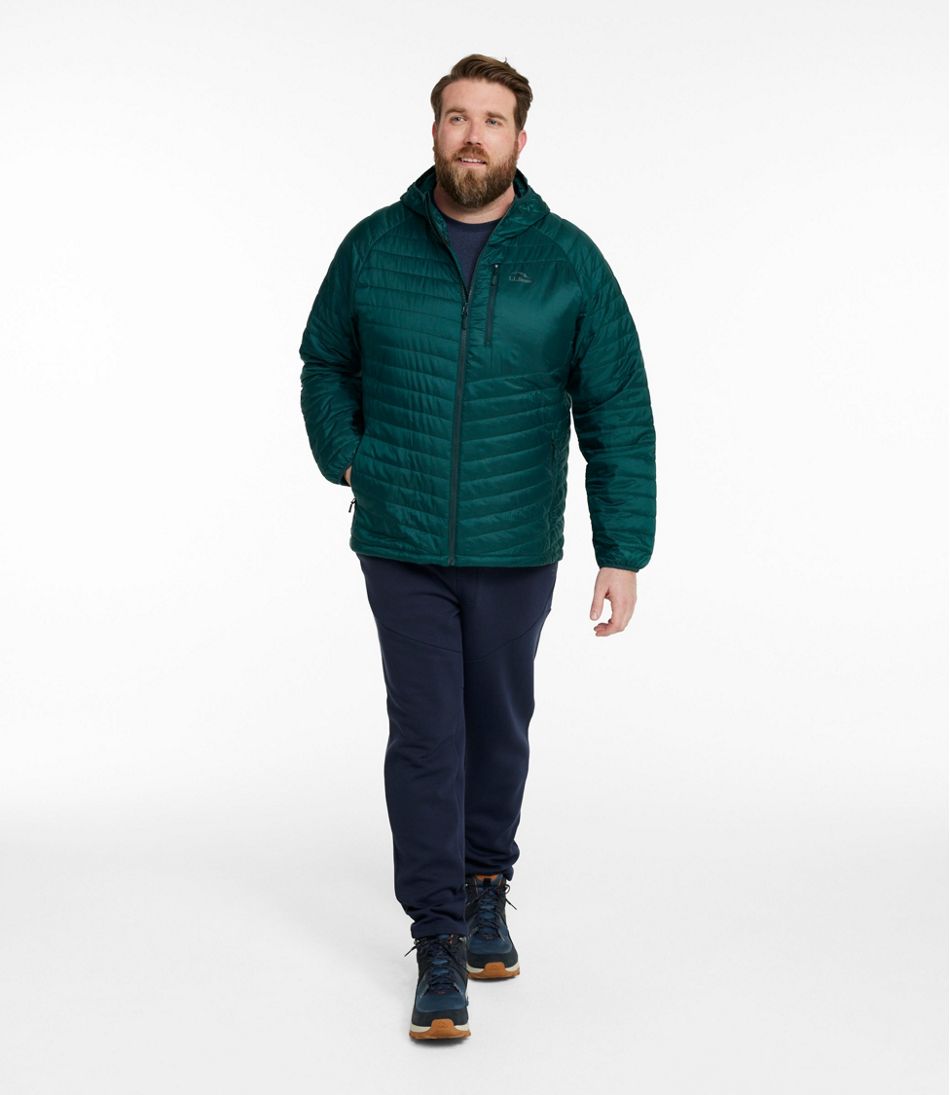 L.L.Bean Men's PrimaLoft Packaway Hooded Jacket OUTERWEAR|SALE