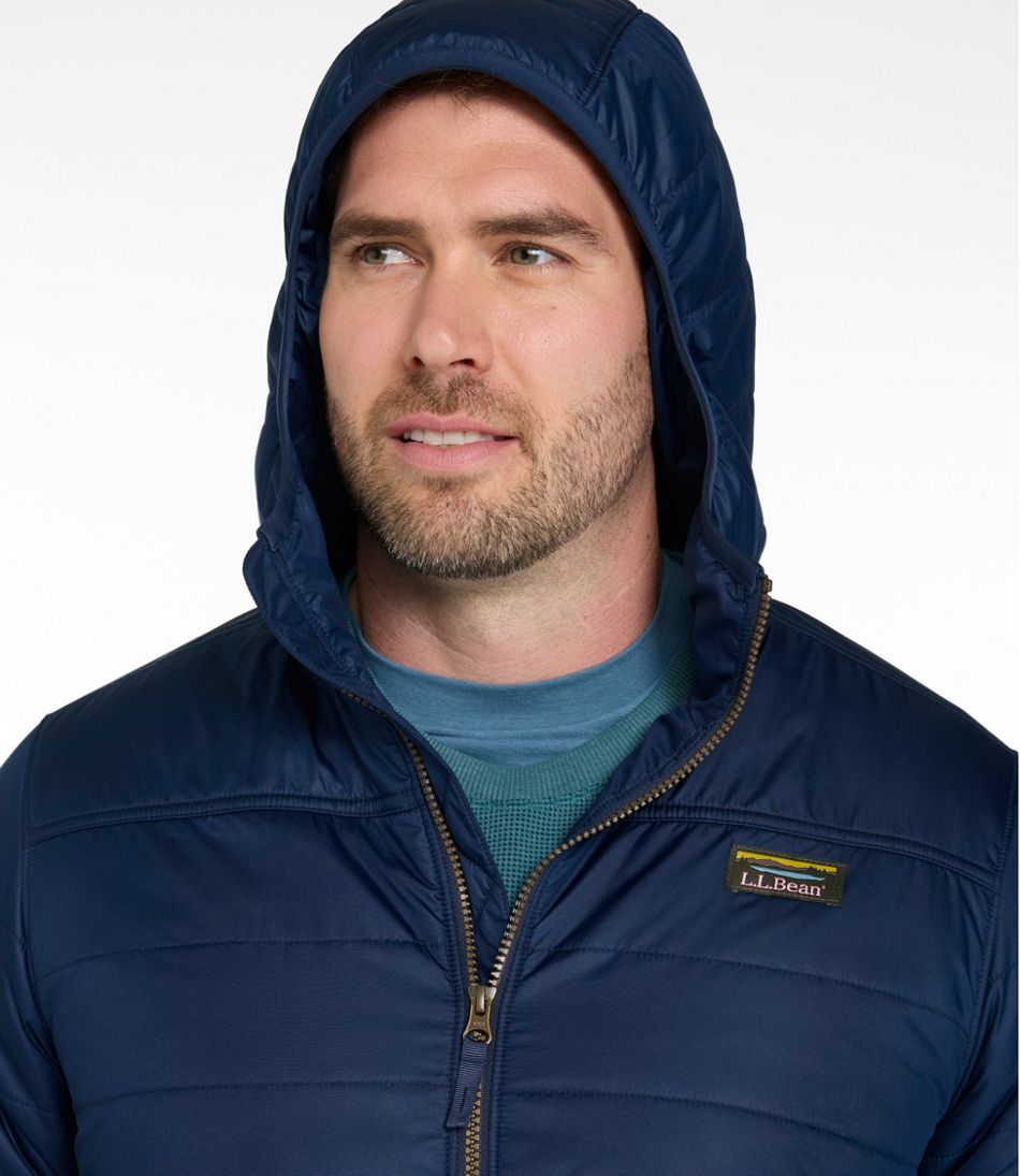 L.L.Bean Men's Mountain Classic Puffer Hooded Jacket OUTERWEAR|SALE