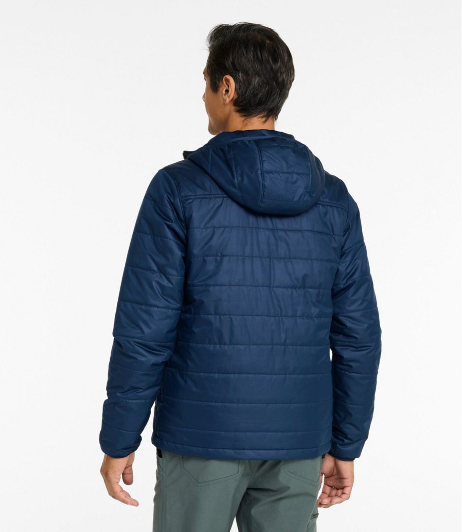 L.L.Bean Men's Mountain Classic Puffer Hooded Jacket OUTERWEAR|SALE