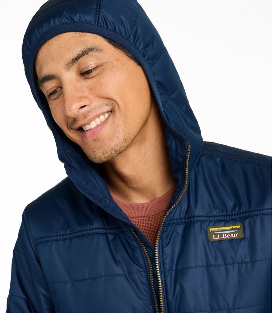 L.L.Bean Men's Mountain Classic Puffer Hooded Jacket OUTERWEAR|SALE