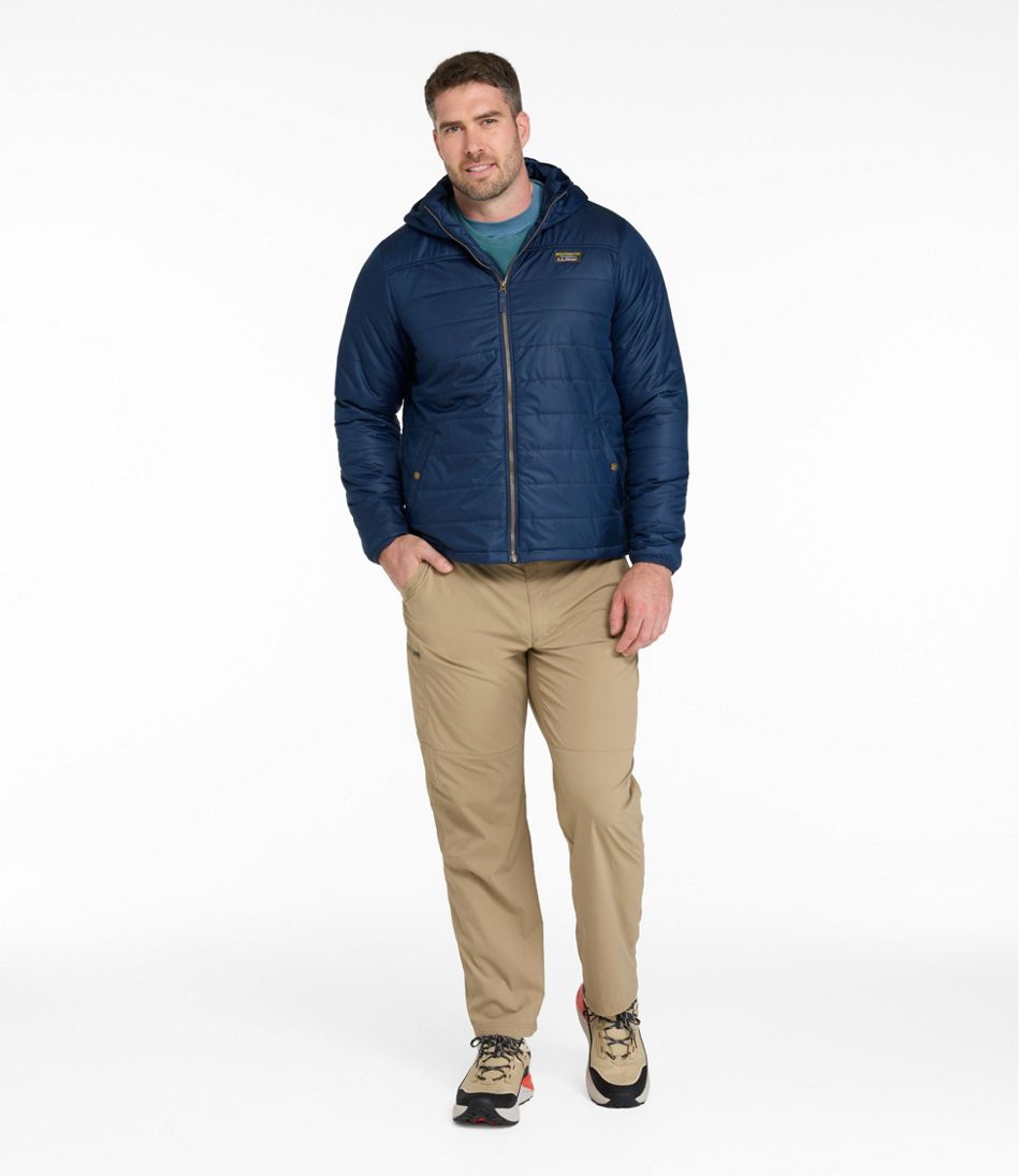 L.L.Bean Men's Mountain Classic Puffer Hooded Jacket OUTERWEAR|SALE