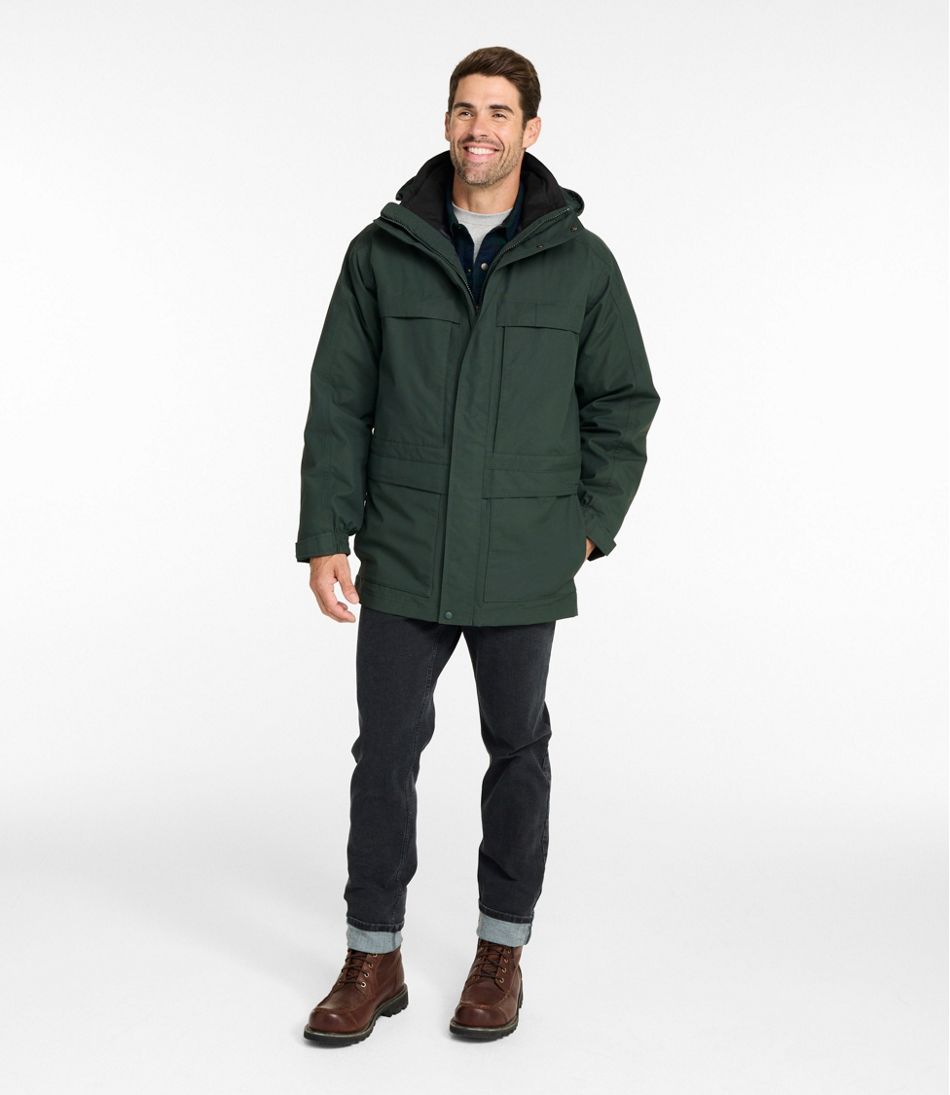 L.L.Bean Men's Maine Warden's 3-in-1 Parka with GORE-TEX OUTERWEAR