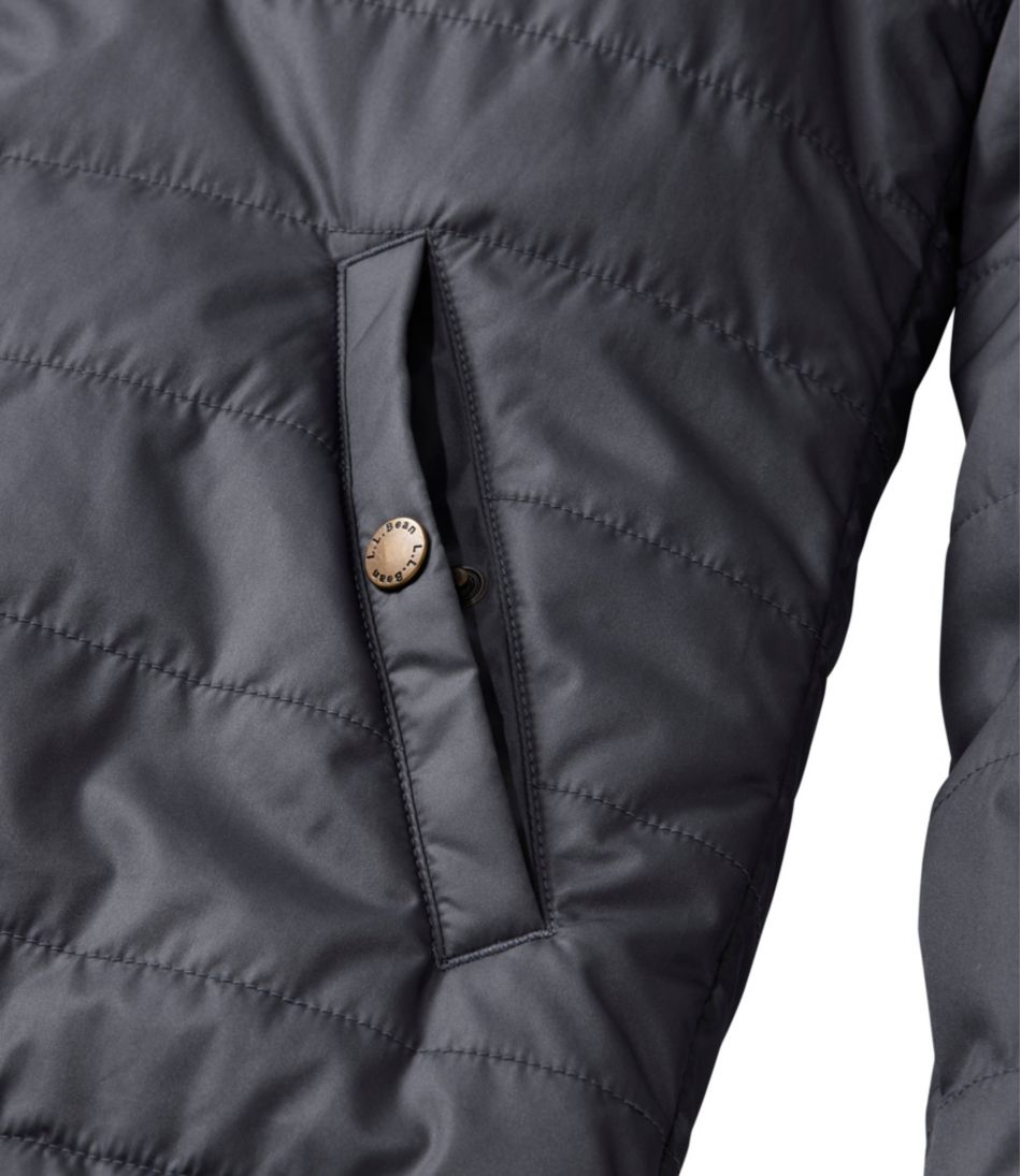 L.L.Bean Men's Mountain Classic Puffer Jacket, Colorblock OUTERWEAR|SALE