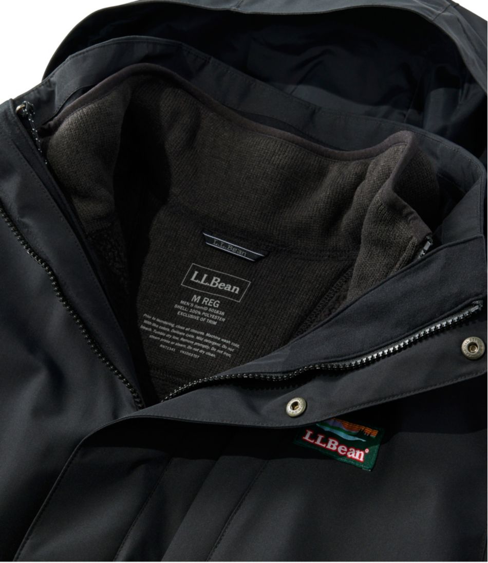 L.L.Bean Men's Sweater Fleece 3-in-1 Jacket OUTERWEAR
