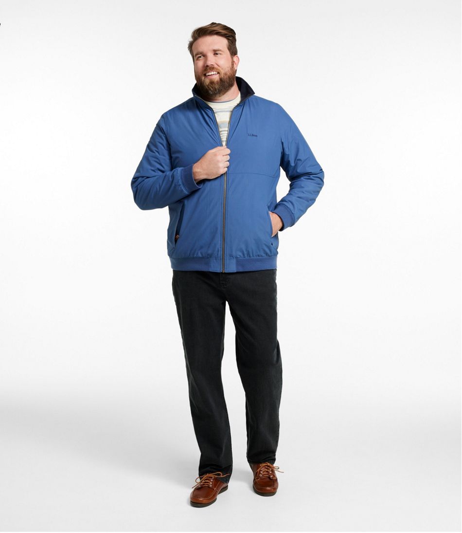 L.L.Bean Men's Reversible Warm-Up Jacket OUTERWEAR