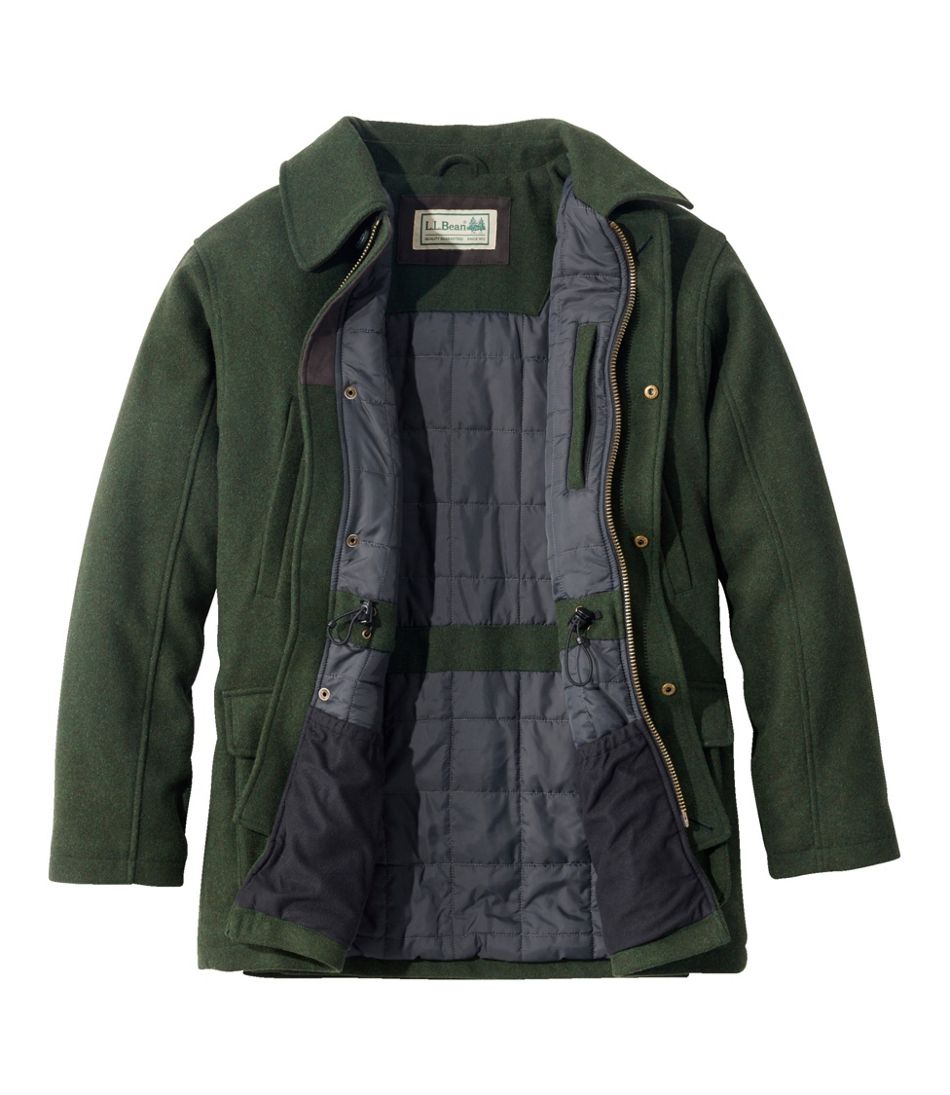 L.L.Bean Men's Maine Guide Wool Parka, PrimaLoft OUTERWEAR|OUTDOOR EQUIPMENT