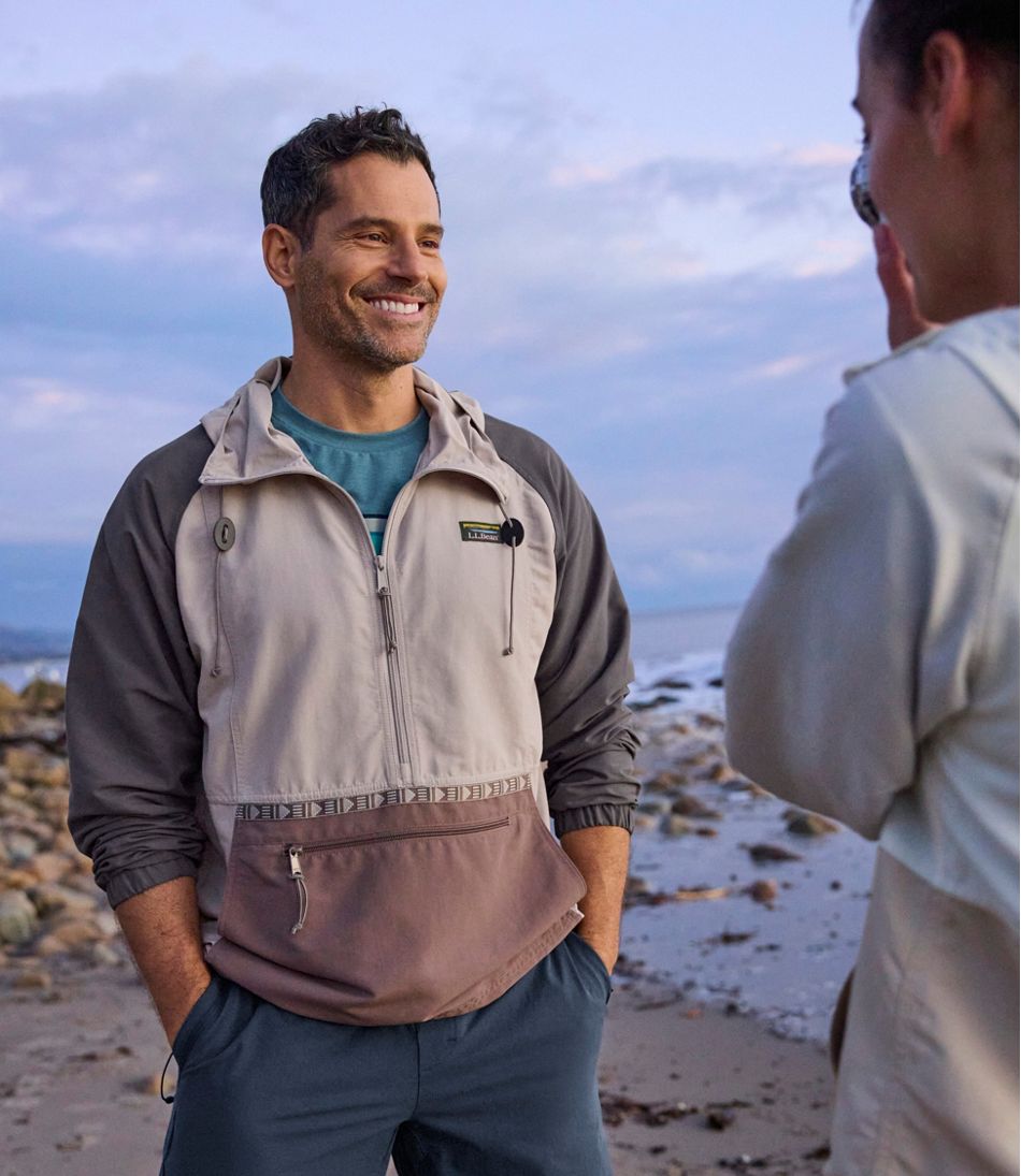 L.L.Bean Men's Mountain Classic Anorak, Multi-Color OUTERWEAR