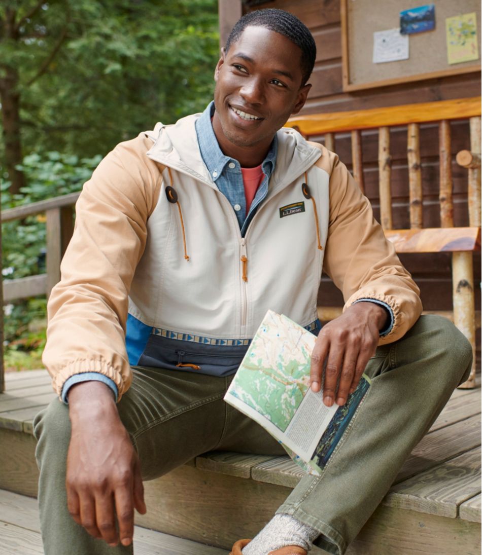 L.L.Bean Men's Mountain Classic Anorak, Multi-Color OUTERWEAR