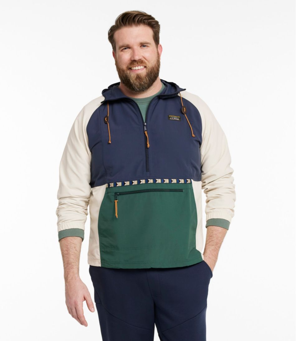 L.L.Bean Men's Mountain Classic Anorak, Multi-Color OUTERWEAR