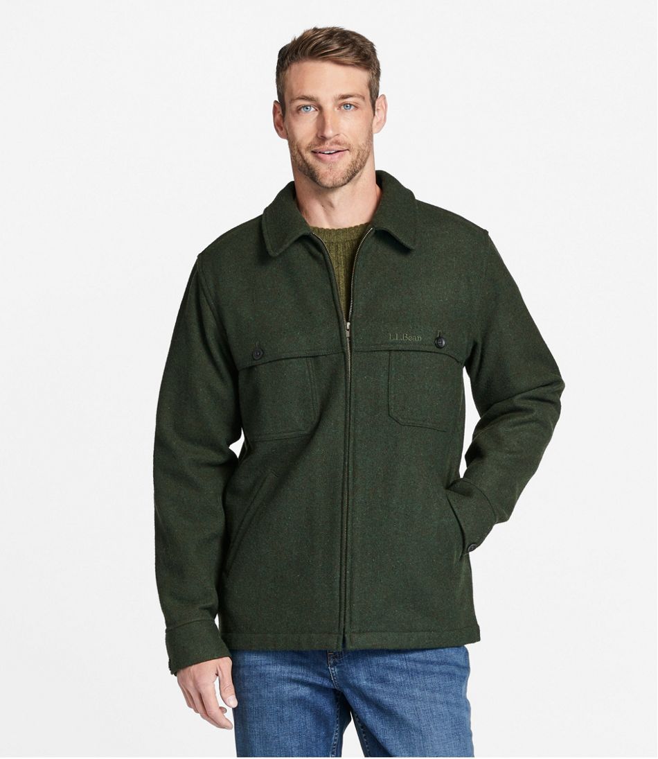 L.L.Bean Men's Maine Guide Zip-Front Jac-Shirt OUTERWEAR|OUTDOOR EQUIPMENT