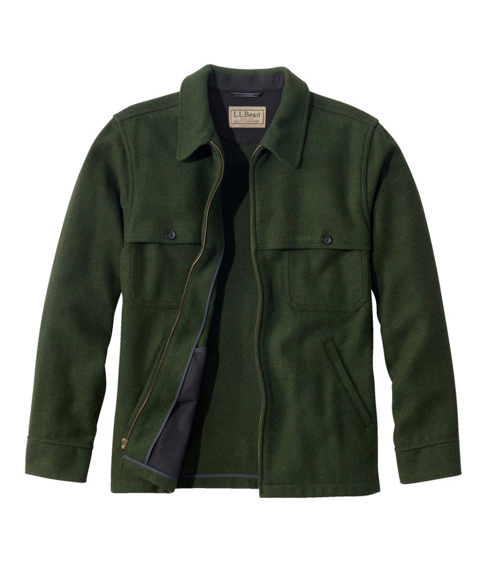 L.L.Bean Men's Maine Guide Zip-Front Jac-Shirt OUTERWEAR|OUTDOOR EQUIPMENT