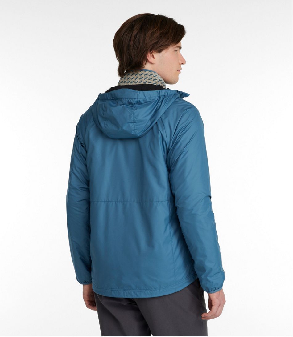 L.L.Bean Men's Bean's Performance Fleece-Lined Windbreaker Jacket OUTERWEAR|SALE