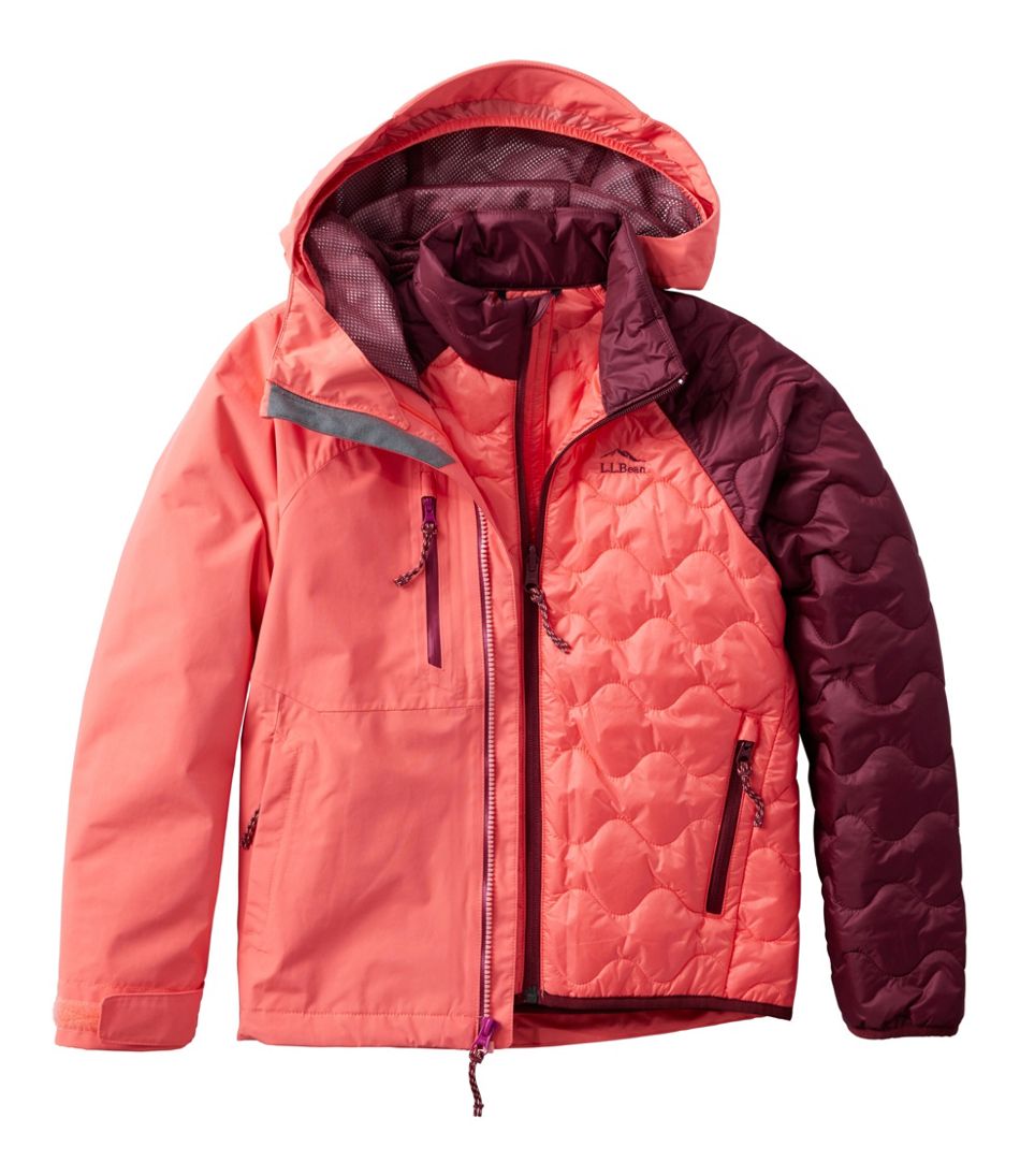L.L.Bean Kids' Pathfinder Waterproof 3-in-1 Jacket OUTERWEAR