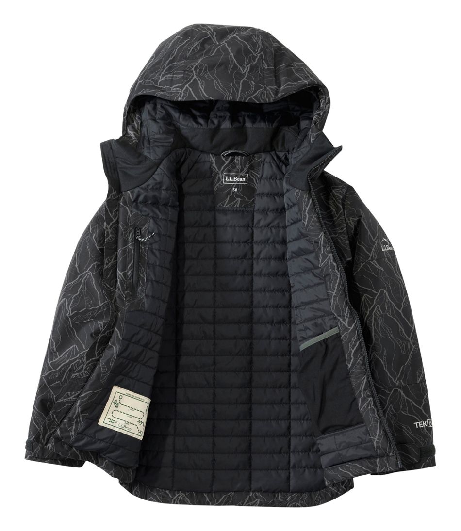 L.L.Bean Kids' Waterproof Wildcat Reflective Ski Jacket OUTERWEAR