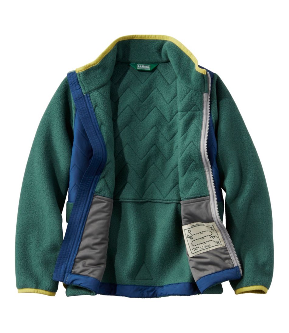 L.L.Bean Kids' Mountain Classic Fleece Jacket, Mixed Media OUTERWEAR|SALE