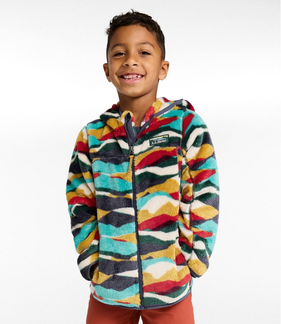 L.L.Bean Kids' Hi-Pile Fleece, Print OUTERWEAR|SALE