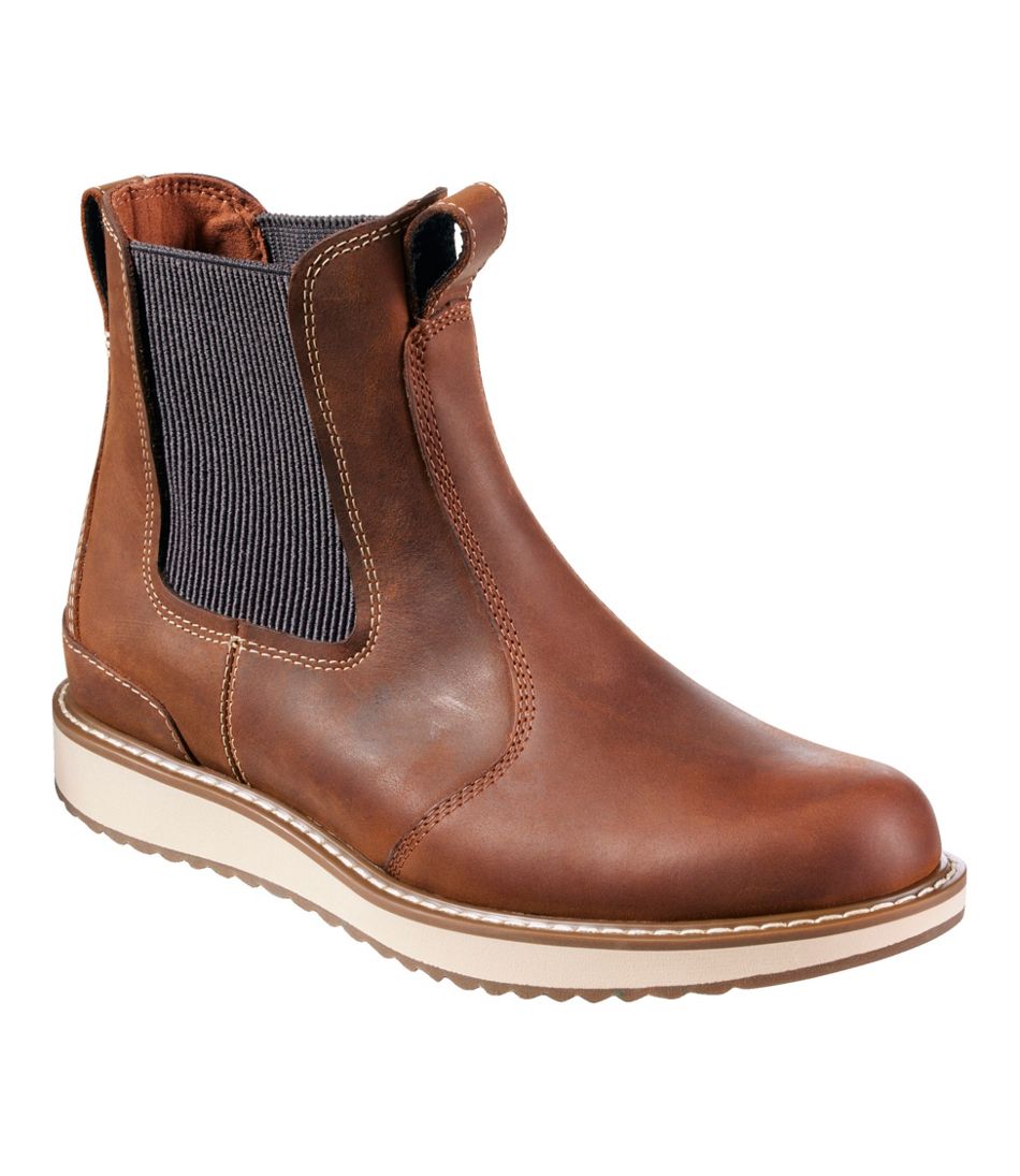 L.L.Bean Women's Stonington Chelsea Boots, Leather FOOTWEAR|SALE