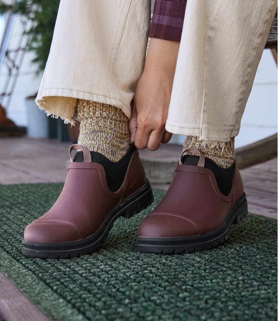 L.L.Bean Women's Rugged Wellie® Shoes, Slip-On FOOTWEAR