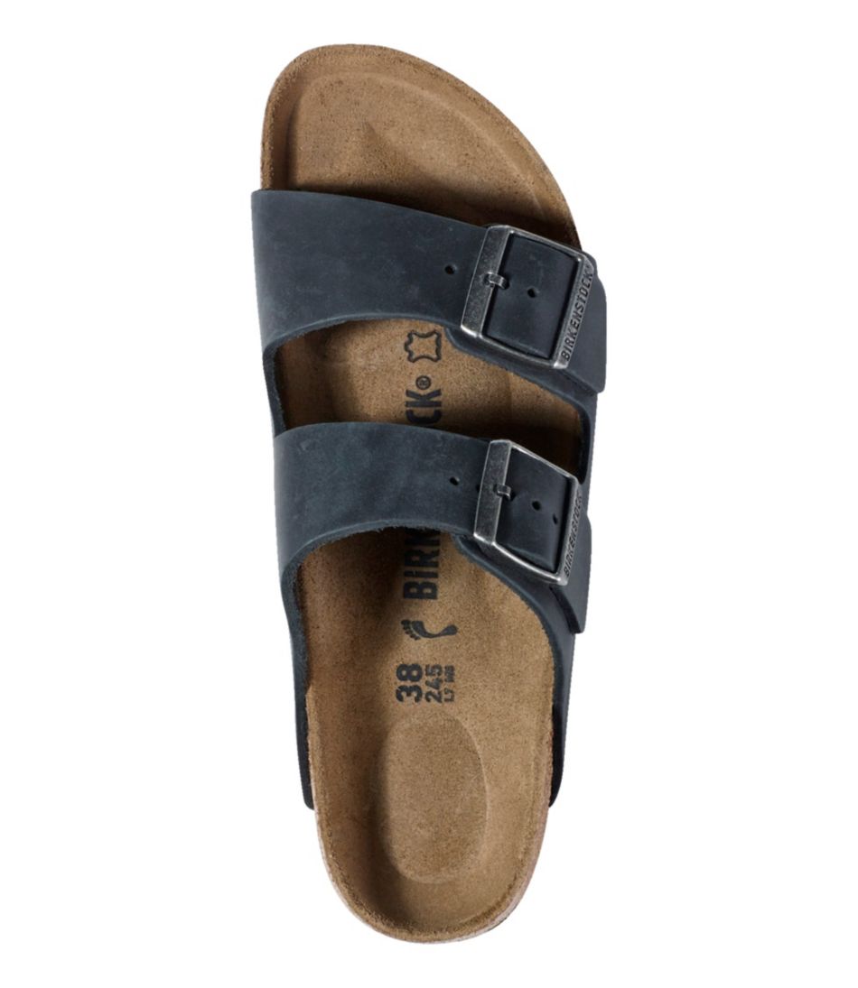 L.L.Bean Women's Birkenstock Arizona Sandals, Leather, Classic Footbed FOOTWEAR