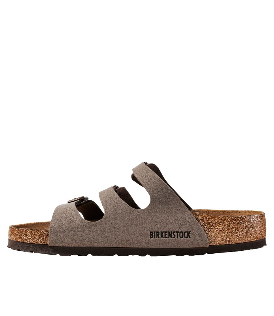 L.L.Bean Women's Birkenstock Florida Sandals, Soft Footbed Birkibuc FOOTWEAR