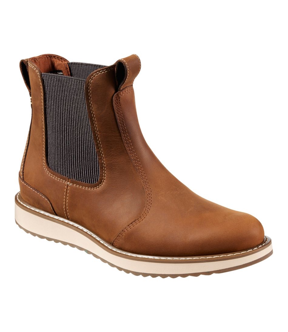 L.L.Bean Men's Stonington Chelsea Boots, Leather FOOTWEAR