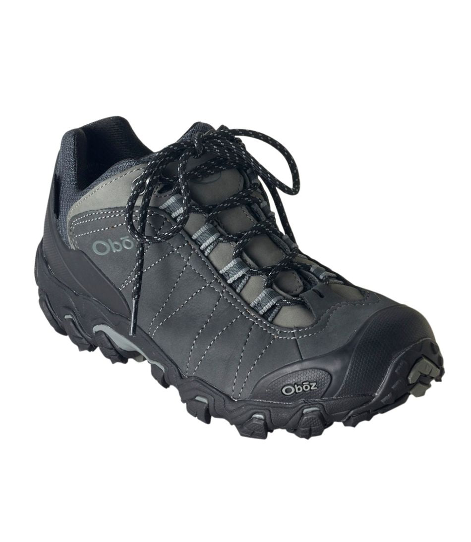 L.L.Bean Men's Oboz Bridger Low B-Dry Hiking Shoes FOOTWEAR