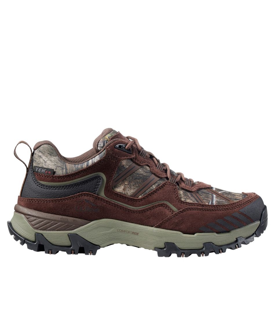 L.L.Bean Men's Trail Model X Waterproof Hiking Shoes, Camo FOOTWEAR