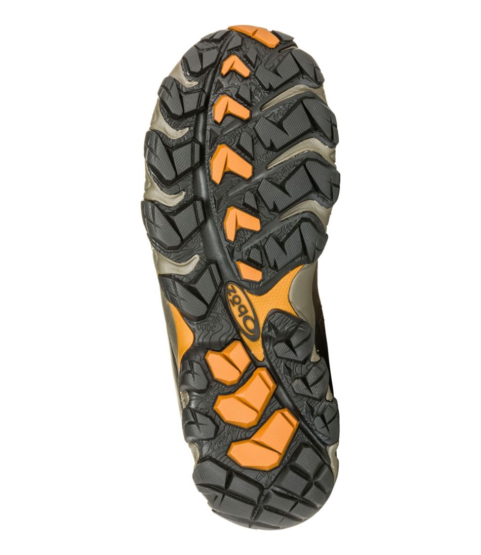 L.L.Bean Men's Oboz Bridger Mid B-Dry Hiking Boots FOOTWEAR