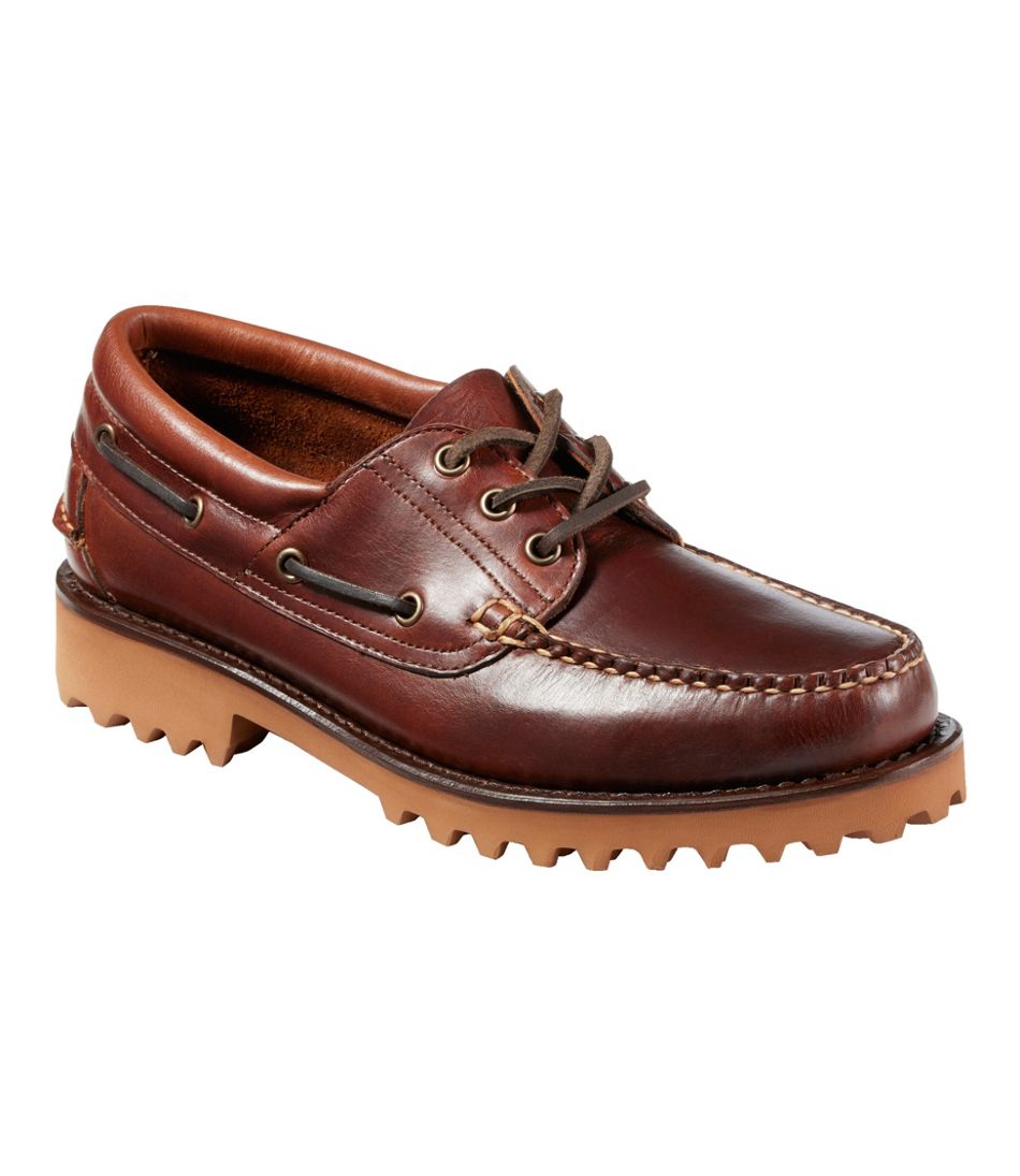 L.L.Bean Men's Allagash Handsewn Mocs, 3-Eye FOOTWEAR|SALE