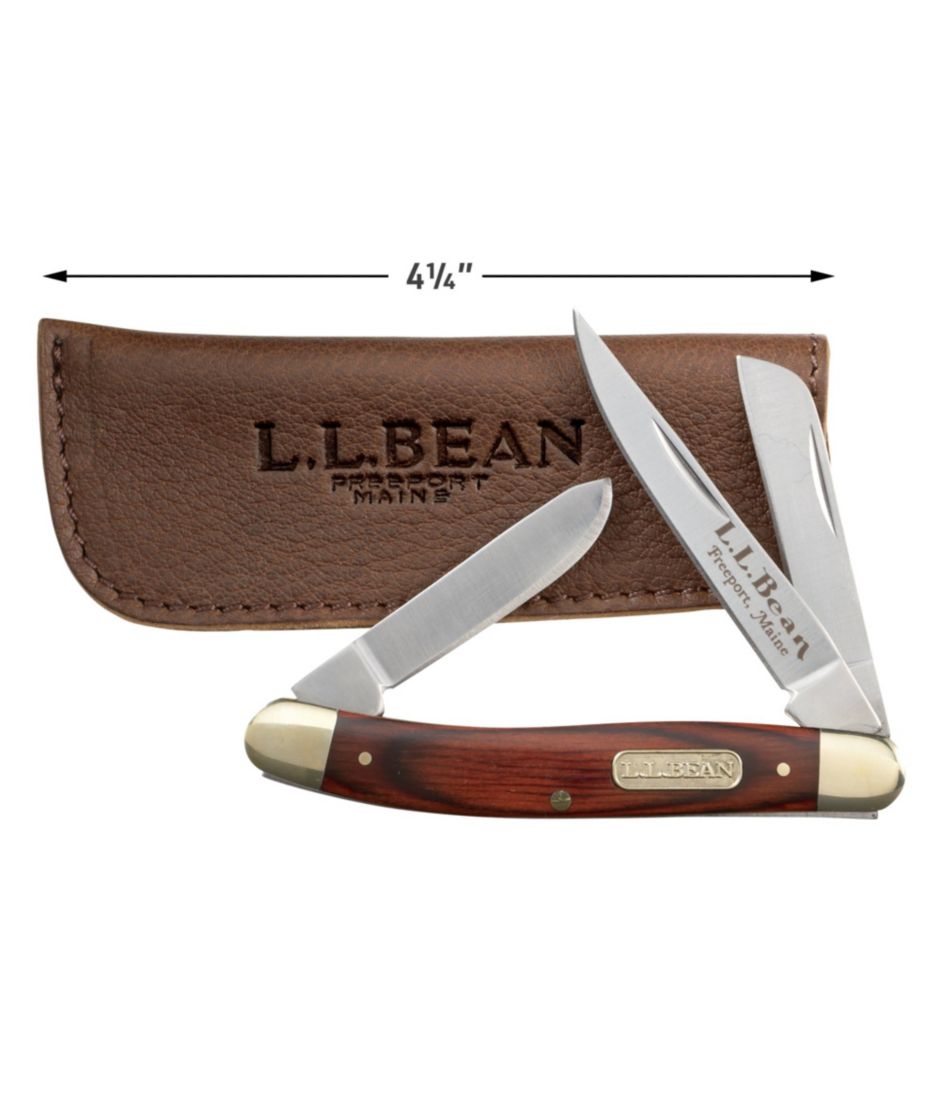 L.L.Bean Double L® Pocket Knife, Three Blade OUTDOOR EQUIPMENT