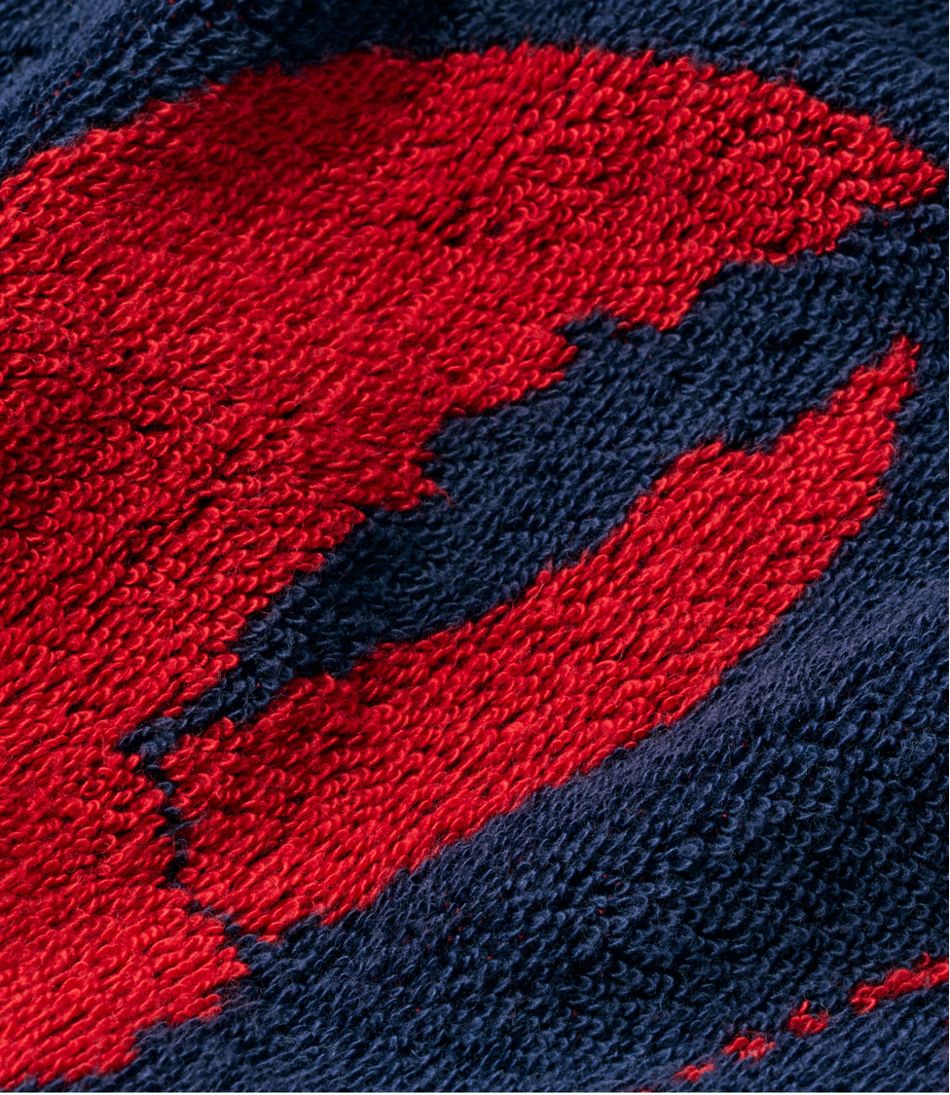 L.L.Bean Seaside Beach Towel, Lobsters OUTDOOR EQUIPMENT|HOME GOODS