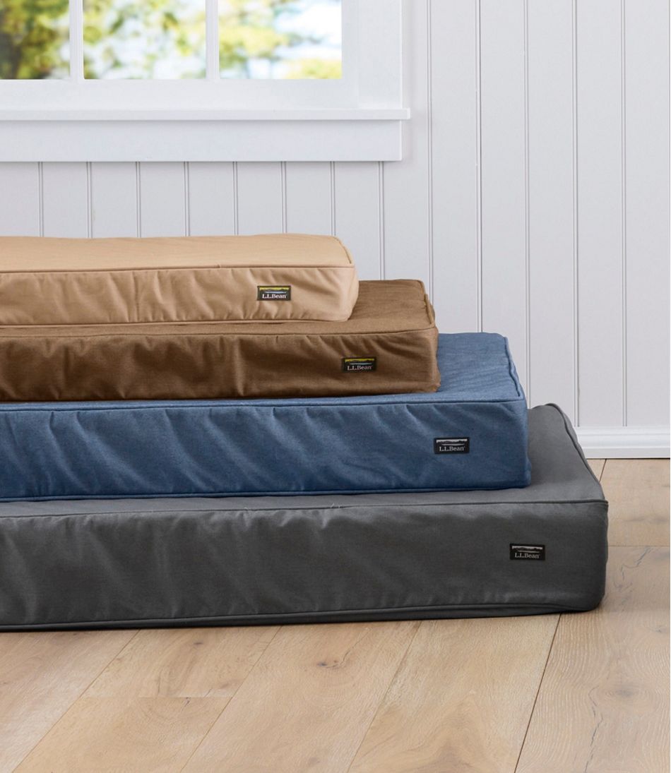 L.L.Bean Premium Denim Dog Bed, Rectangular OUTDOOR EQUIPMENT|HOME GOODS